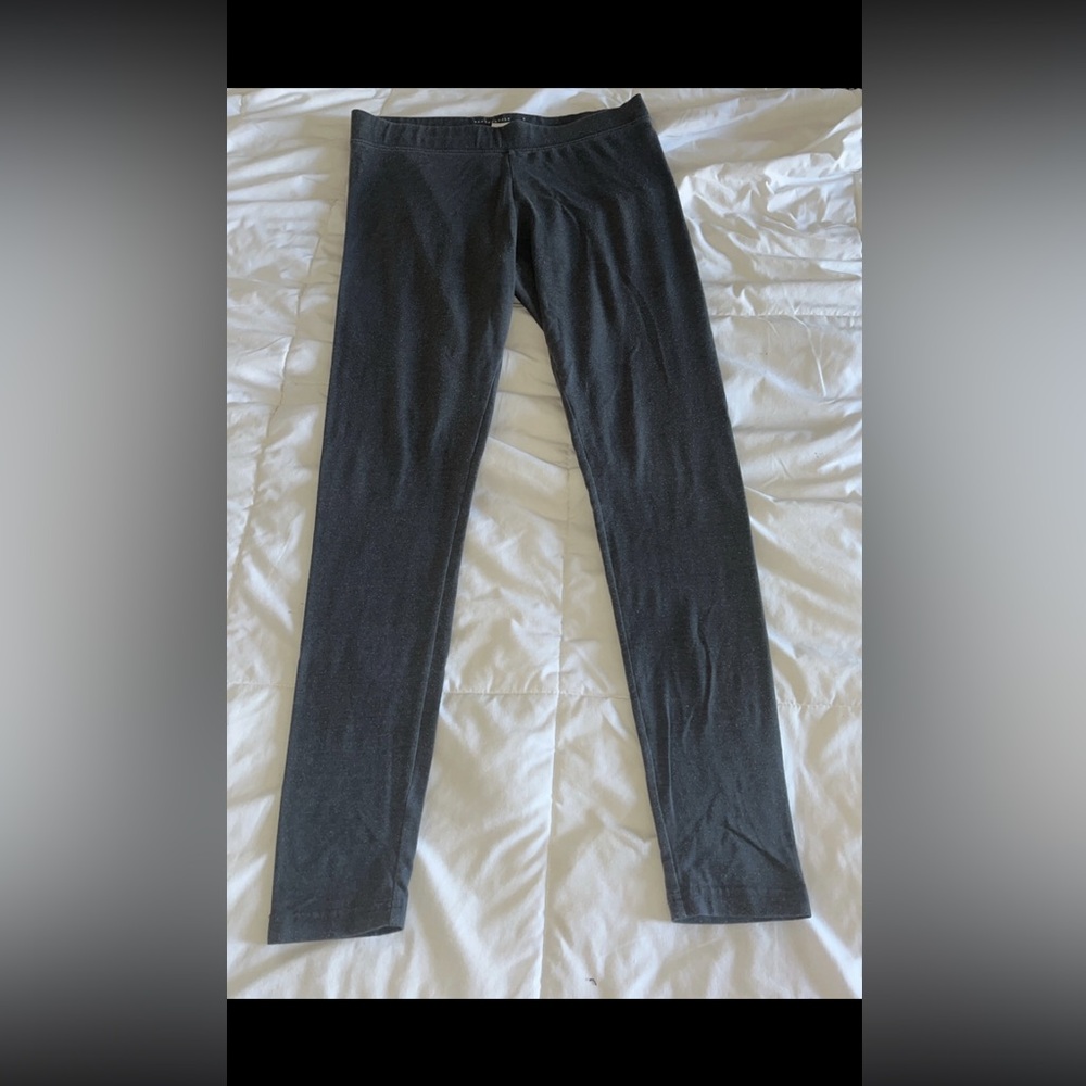 Aeropostale Large Leggings Womens Gray Cotton/Polyester/Spandex